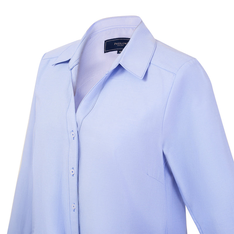 camisas, camisa ejecutiva mujer, camisa azul celeste