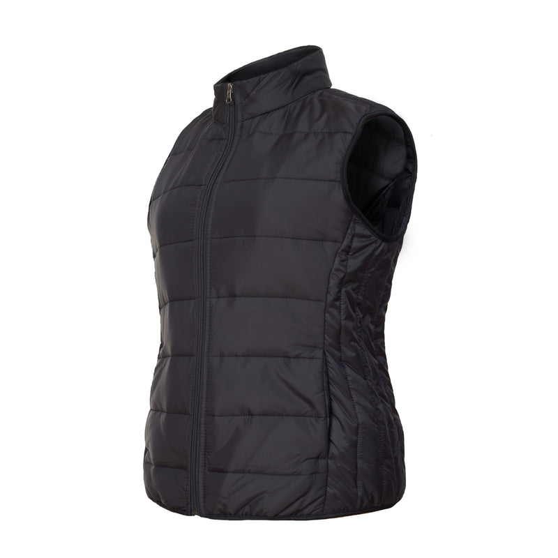 chalecos para mujer, chaleco puffer, chaleco ejecutivo, chaleco negro