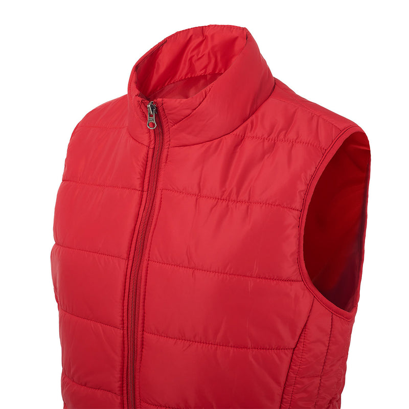 chalecos para mujer, chaleco puffer, chaleco ejecutivo, chaleco rojo